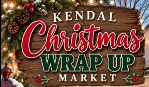 Kendal Christmas Wrap-Up Market event graphic
